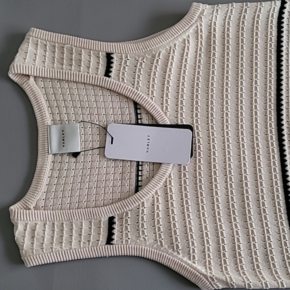 Varley Scott Scoop-Neck Sleeveless Midi Knit Dress Small - Picture 5 of 14